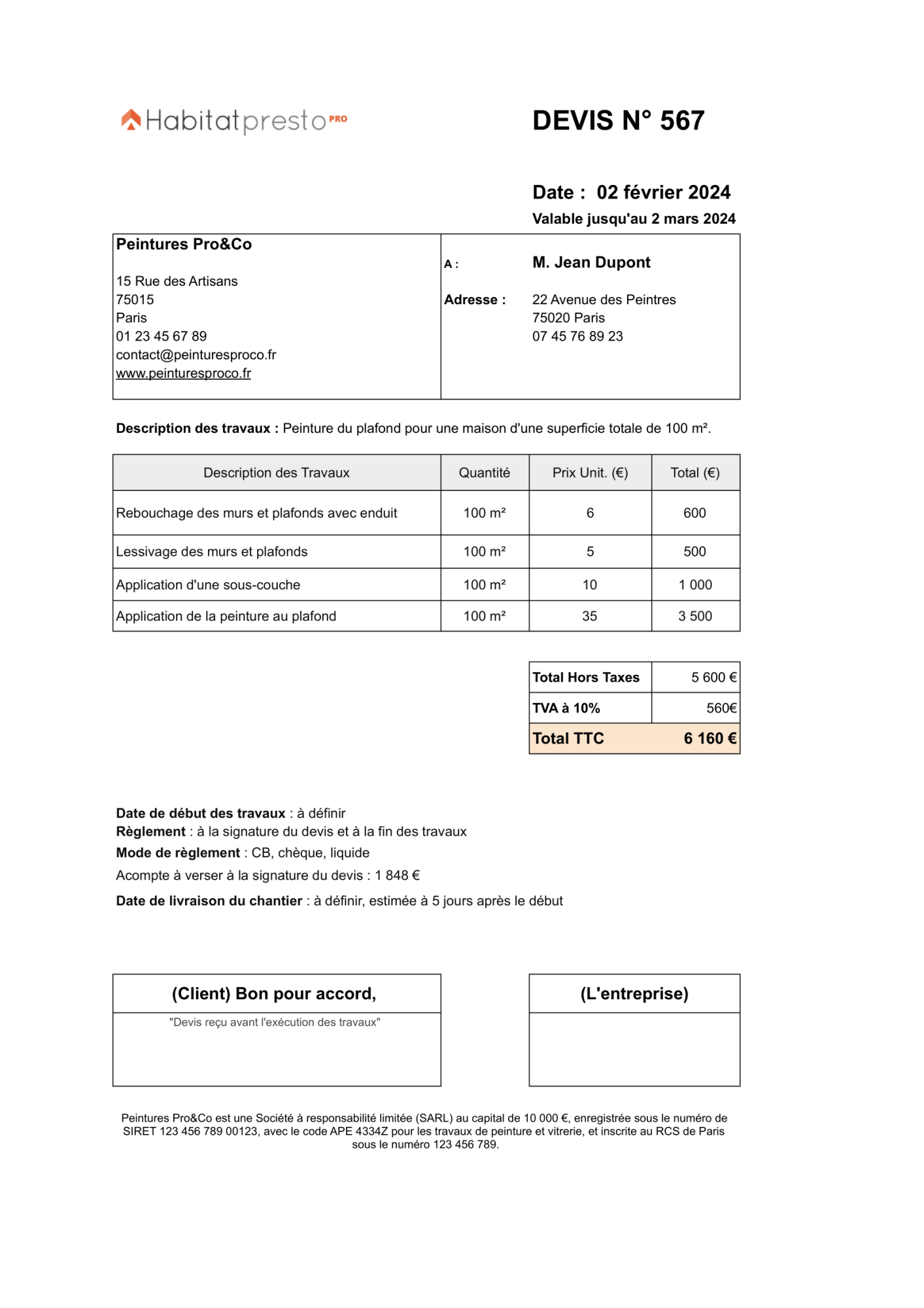 obtenez votre devis gratuit pour des travaux de peinture réalisés par un artisan qualifié à paris en 2025. service rapide, personnalisé et au meilleur prix !
