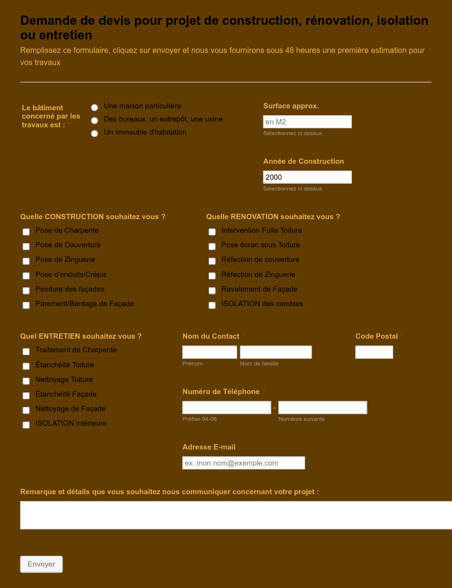 obtenez rapidement un devis r&eacute;novation personnalis&eacute; pour tous vos travaux : maison, appartement, salle de bain, cuisine. comparez les prix et trouvez les meilleurs artisans pr&egrave;s de chez vous.