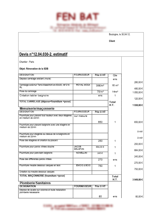 obtenez rapidement votre devis gratuit pour la rénovation ou l’aménagement de salle de bain à paris 75017. comparez les prix des spécialistes et choisissez la meilleure offre pour vos travaux !