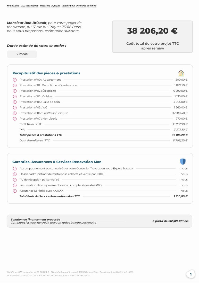 obtenez votre devis gratuit pour tous vos travaux à paris 17 : rénovation, aménagement, électricité, plomberie. solutions rapides et professionnelles adaptées à vos besoins !